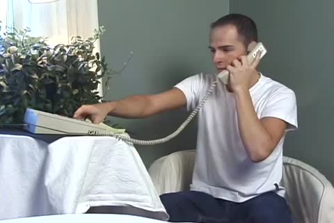 Lucas DeSolei Calls his lover Up For A homosexual booty Call