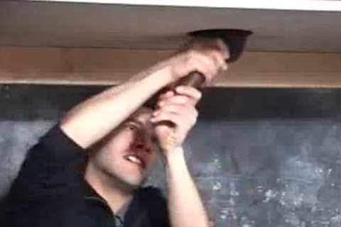 French guy Jerks gigantic dark cock