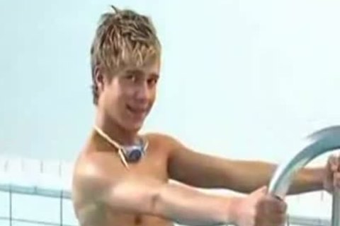 4 nude gay boys In Pool