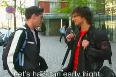 homosexual dilettante Two B-yfriens pound On couch