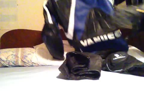 LEATheR SINGLET & Leather Biker Suit & greater amount