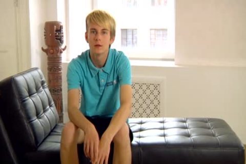 Mark - fascinating, lovely, Blond teentwink - Solo - skankty Uncut schlong!