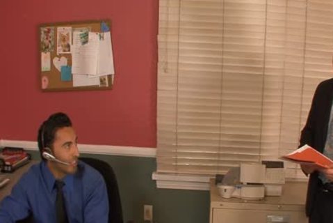 astonishing homo banging booties In The Office