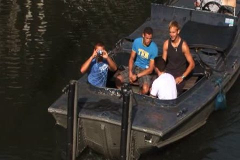A homo gangbang Scene In Amsterdam!