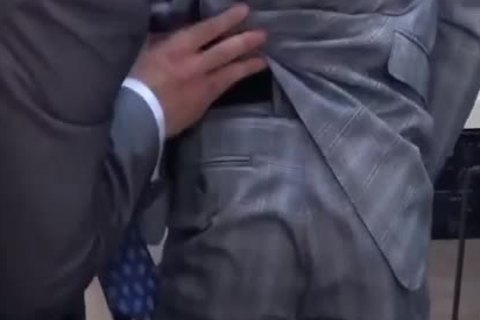 sucking   Mega Cut shlong In Suit