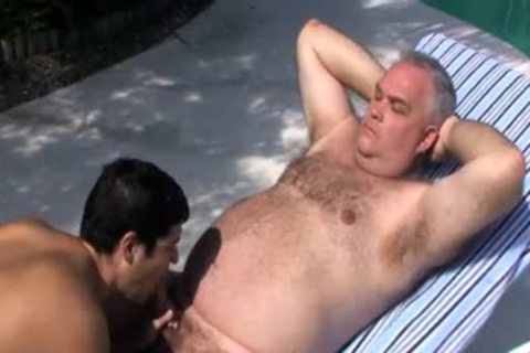 yummy Daddy Bear Blake Hardwick nailing young lad.