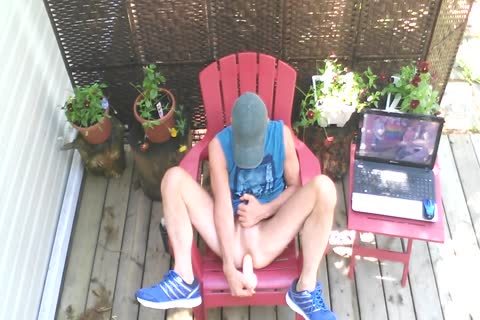 Outdoor sex dildo Session #1