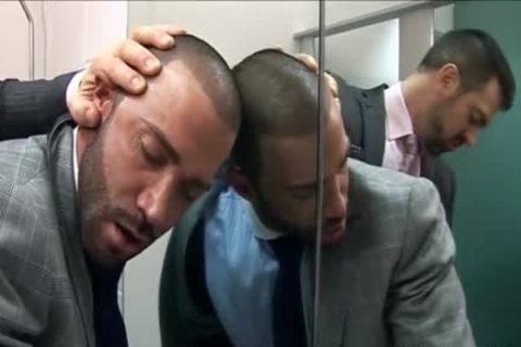 Dillon Buck bangs Junior Stellano At Work