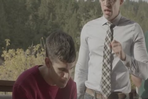 Latino jock interracial anal outdoors