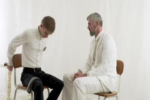 Hung Priest Barebacks taut Church lad