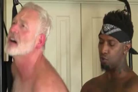 lucky Daddy Acquires A Hard dark shlong