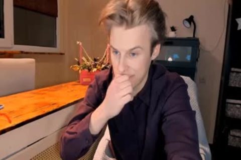 homosexual Office Worker Stroking His ramrod And Showing His anal On web camera