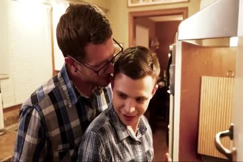 legal age teenager receives Spit-roasted raw By Step-dad And Uncle