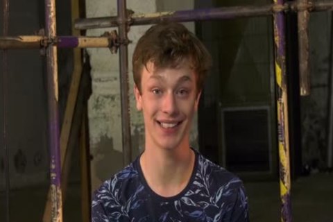 Blindfolded teen Knocked Off Hard By dom Male dom