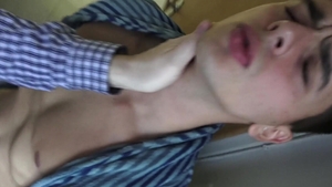 East Boys - Real sex accompanied by hairless twink boy