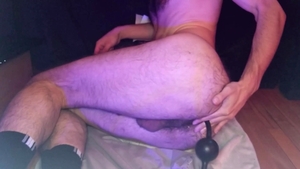 Self-fist And big aperture Insertions Lead To big butthole Squirting Finish