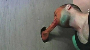 Falcon Studios: Sucking Scott Through the Stall