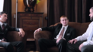 Missionary Boys: Bishop Forces Elders into Nasty Threesome