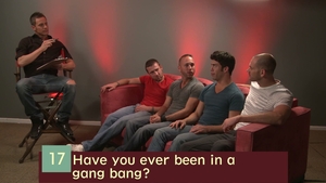 Men: Four Inked Tops Take Turns on a Bottom